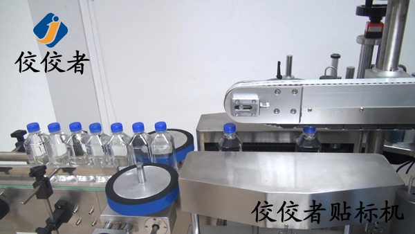 方瓶矿泉水瓶双侧面贴标机全过程讲解
